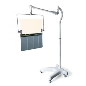 Complete Medical Australasia - Products - Lead Screens Protection - Round Arm Overhead Lead Acrylic Barrier with Lead Curtain