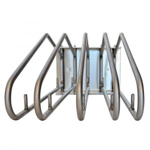 Complete Medical Australasia - Products - Storage Racks - Stainless Steel 5 Arm Rack