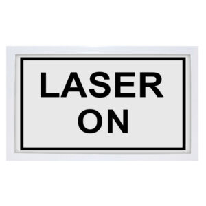 Complete Medical Australasia - Products - Warning Signs - Laser On