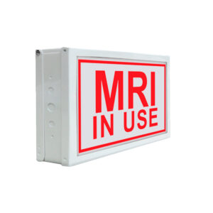 Complete Medical Australasia - Products - Warning Signs - MRI In Use side view