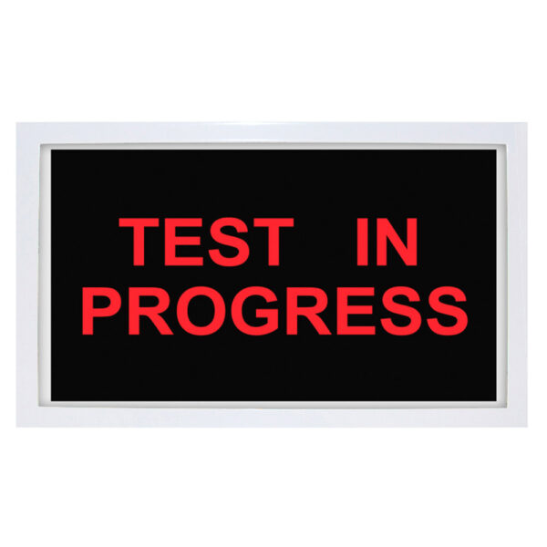 Complete Medical Australasia - Products - Warning Signs - Test in Progress